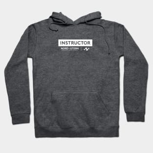 Instructor - White Logo Hoodie